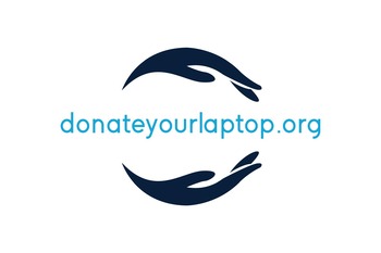 Donate your laptop logo
